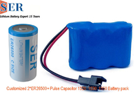 Конденсатор ИМПа ульс блока батарей ER26500 SPC1530 HLC1550A HPC1550 Li SOCL2 гибридный для продукта IOT