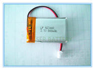 Подгонянная перезаряжаемые клетка батареи GPS полимера 053448 3.7V Li - Po 503448