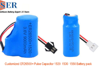 блок батарей ER26500 лития 3.6v с конденсатором ER26500+HPC1550 1550 ИМПов ульс для вещи интернета