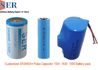 Конденсатор ИМПа ульс блока батарей ER26500 SPC1530 HLC1550A HPC1550 Li SOCL2 гибридный для продукта IOT