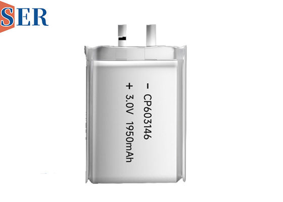 Срок годности при хранении основной клетки мешка Li-MnO2 батареи лития CP603146 3v ультра тонкой длинный