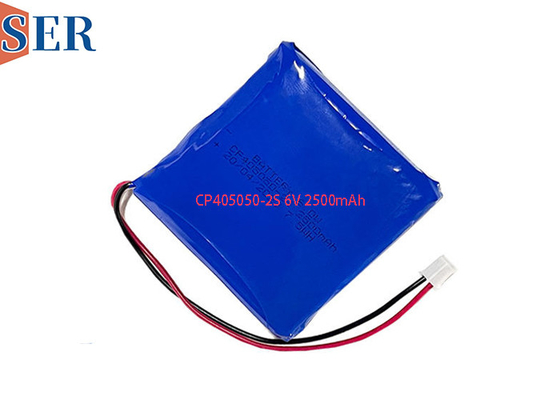 Батарея лития блока батарей 6.0V 2500mAh нестандартной конструкции CP405050-2S основная