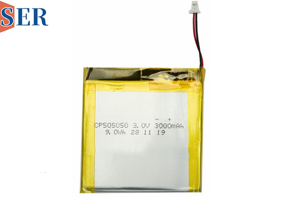 CP505050 ультра тонкая батарея пакета LiMNO2 батареи 3.0V гибкая мягкая для IoT