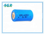 Батарея Li SOCL2 газового счетчика, тип силы батареи 3.6V 750mAh 1/2AA ER14250M