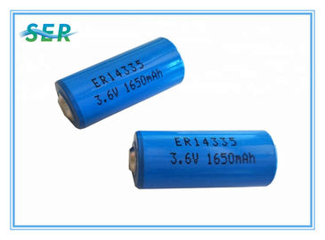 Напряжение тока 1700mAh батареи ER14335 2/3AA 3,6 ETC OBU Li SOCL2 10 лет срока годности при хранении