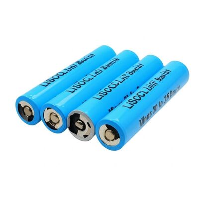 Minus 20 to 35 degrees Celsius rated LiSOCL2 battery pack offering 2 percent self life rate excellent for medical and security devices