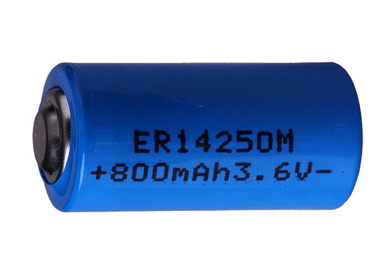 Размер R6 ER14250M 800mAh основной батареи 1/2AA лития LS14250M Li SOCl2 для механических инструментов CNC