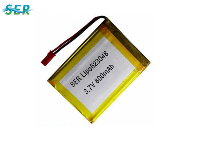 Перезаряжаемые батарея Lipo полимера лития пакует 3,7 вольта 623048 для MP3/GPS