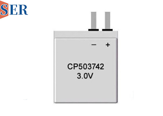Прямоугольная основная батарея CP503742 фольги лития ультра тонкая для персонала располагая карту