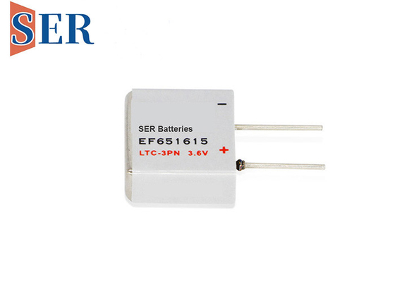 батарея 400mAh EF651615 призменная Li SOCL2 с 4 штырями припоя u